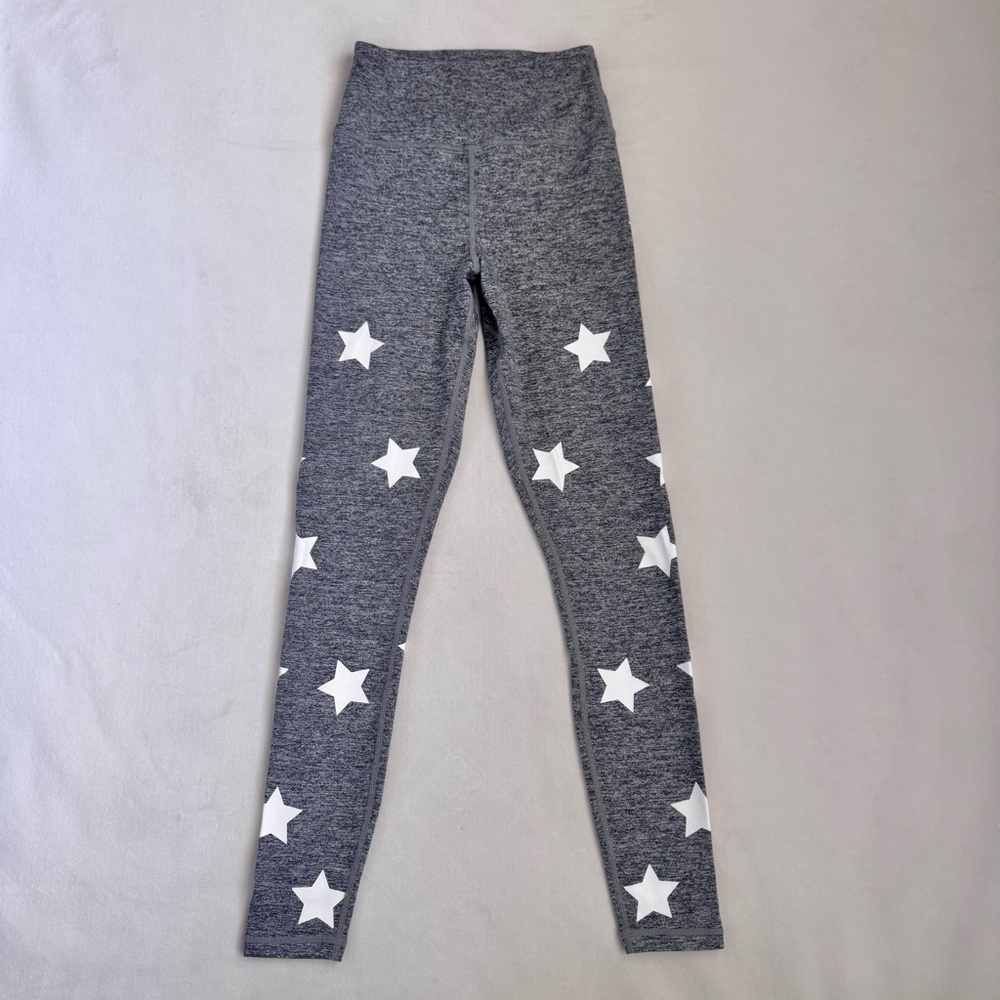 *New* Spiritual Gangster Heather Grey Stars Leggings